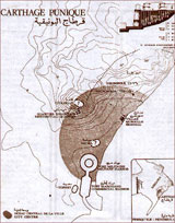 Punic Carthage map Punic Carthage map